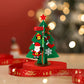 5Pcs Felt Christmas Tree Set DIY with Removable Ornaments Xmas Hand Craft Decoration