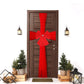 Large Red Christmas Door Bow for Outdoor Holiday Home Decoration