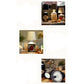 2Pcs 3-Color LED Stepless Dimmable Pridola Bottle Lamp