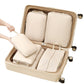 4Pcs Travel Luggage Compression Cubes Storage Bags
