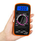 Digital Multimeter DC AC Voltmeter and Ohm Volt Amp Meter for Voltage Current Resistance
