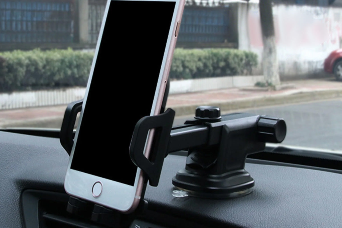 Universal Car Phone Holder Suction Mount Adjustable Dashboard Windscreen Stand