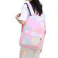 3PCS Boys Girls Gradient Color Backpack Set School Backpack Lunch Bag Pencil Case
