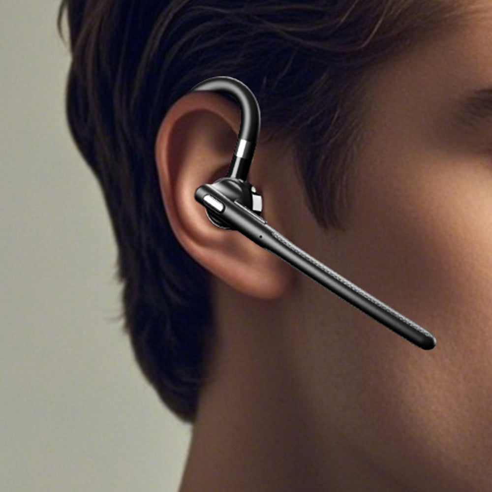 Bluetooth Headset Wireless Ear Hook Driving Earpieces Office Earphone with Mic