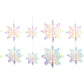 3D Paper Snowflake Hanging Decorations for Christmas Party