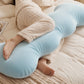 Ergonomic Wave Long Body Pillow for Side Sleepers Leg Support Sleeping Pillow