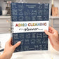 Cleaning Planner Schedule And Checklist Organizer Household Chore Chart Notebook