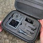 Carrying Case for DJI Osmo Action 3 4 5 Pro Camera with Accessory Storage