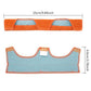 2 Cotton Foam Hard Hat Sweatbands with Hook and Loop