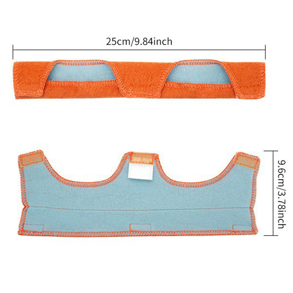 2 Cotton Foam Hard Hat Sweatbands with Hook and Loop