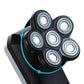 5-in-1 Electric 6D Rotary Shaver Hair Trimmer Cordless Water-resistant Barber