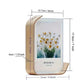 2Pcs Transparent Acrylic Wooden Photo Frame