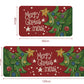 2PCS Christmas Floor Mats Set Non Slip Kitchen Rug for Bathroom Living Room Doorway
