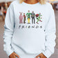 Women's Christmas Movie Characters Friends Inspired Print Jumper