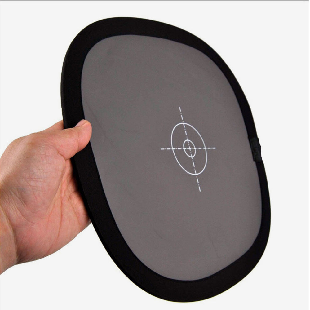 30CM White Balance Card Double Face 18% Gray Card Photography Calibration Tool