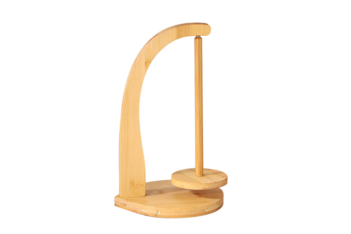 Yarn Holder for Crocheting and Knitting Wooden Yarn Spinner