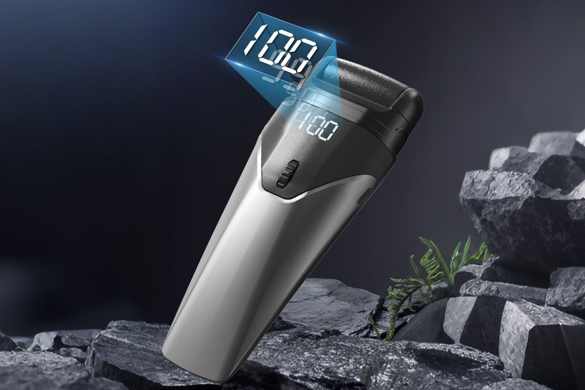 100 Speeds Electric Foot Callus Remover with 3 Rollers LED Light Foot File Pedicure Tool