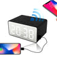 Wireless Charging Bluetooth Speaker with LED Digital Alarm Clock and FM Radio