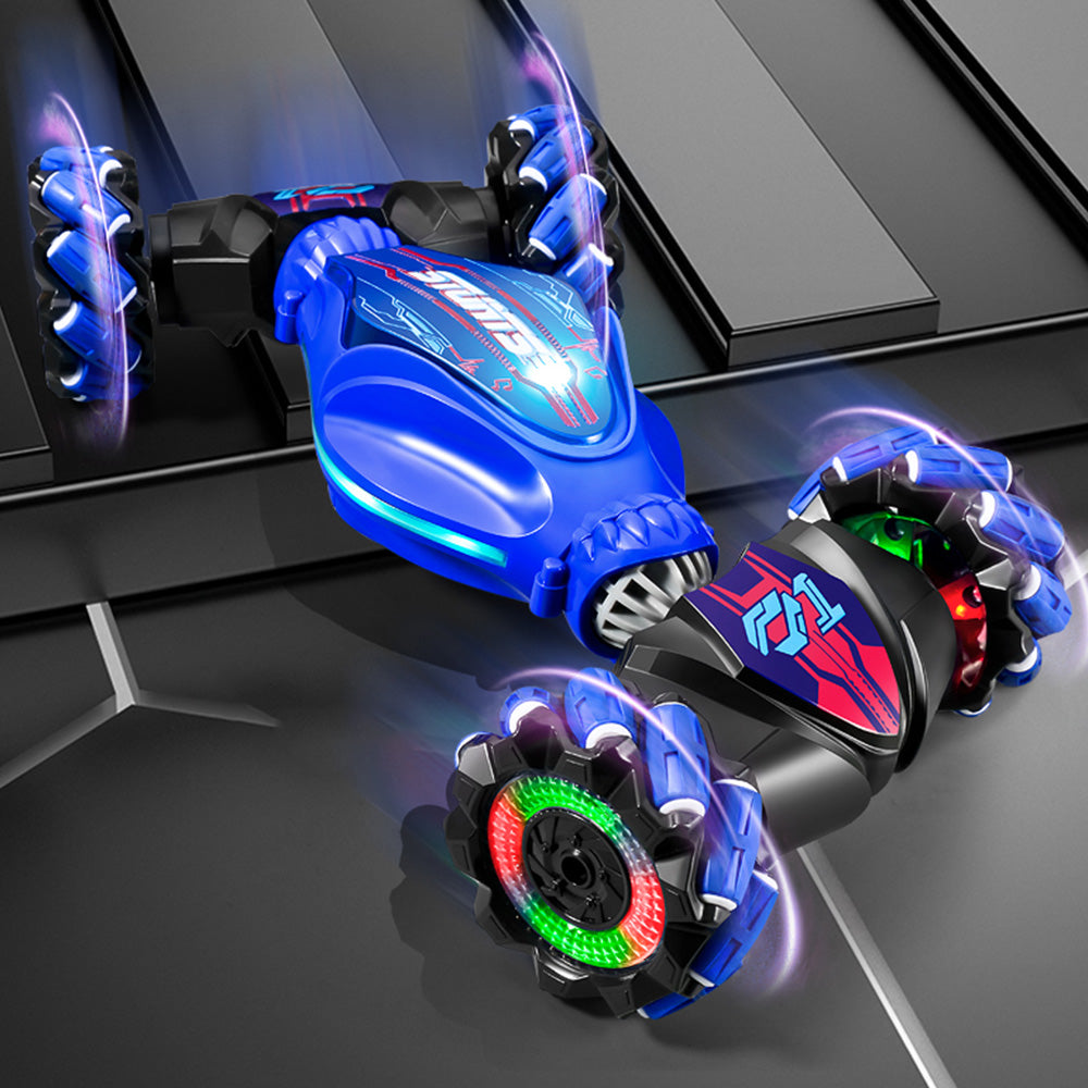 2.4GHz RC Stunt Car Toy With Light Music Xmas Gift Drift Twist Car Toy