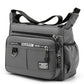 Multi-Pocket Men's Crossbody Shoulder Bag for Outdoor Travel and Commuting