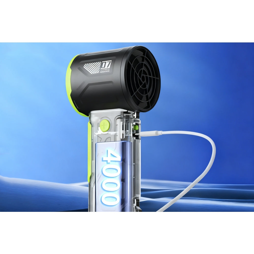 Hot Weather Handheld Fan 100 Gear Stepless Speeds Regulation Fan