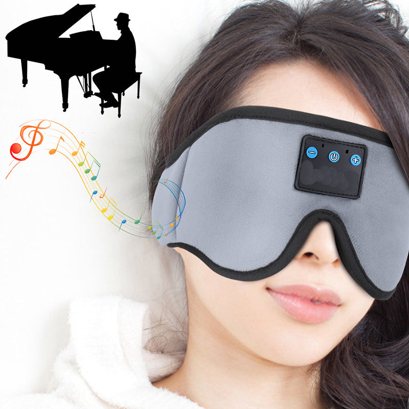 3D Eye Mask Wireless 5.2 Bluetooth Music Sleeping Headphones