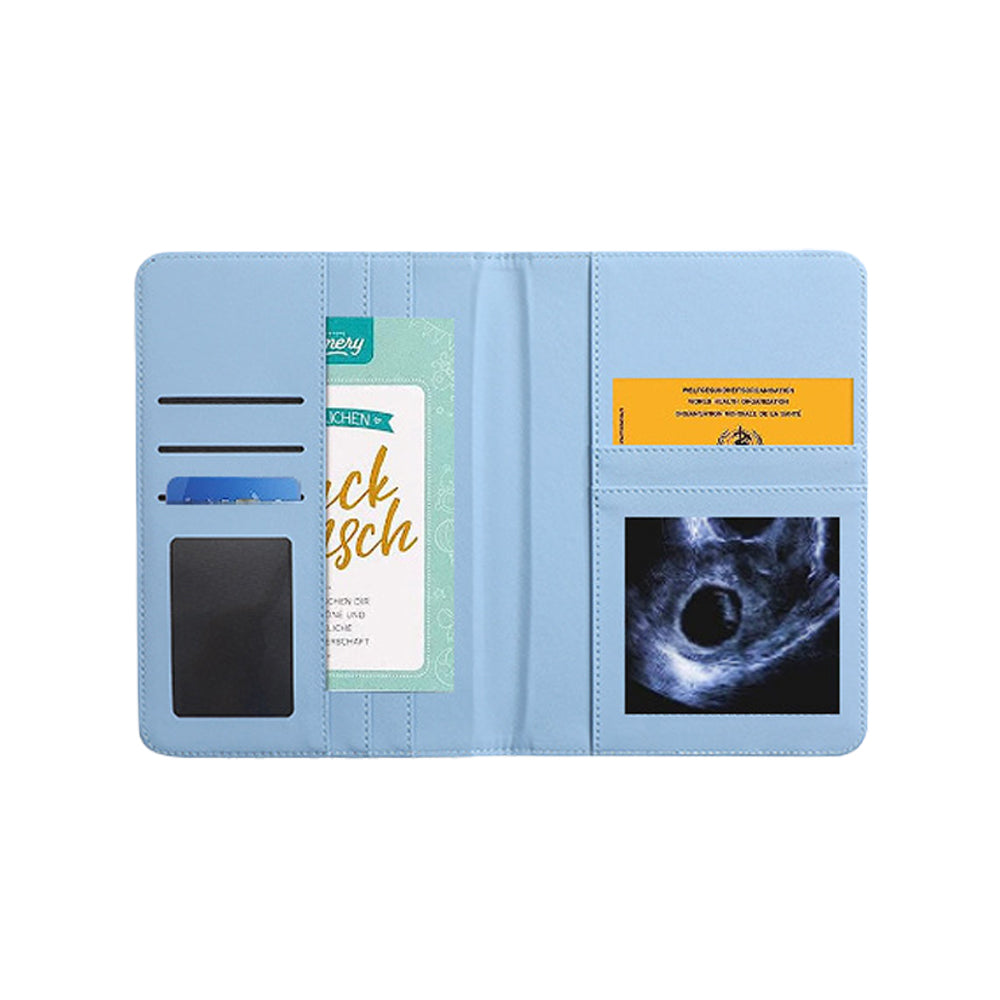 Pregnancy Daily Journal PU Cover Card Holder