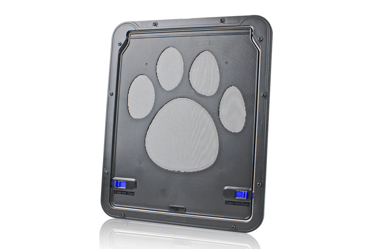Pet Lockable Flap Screen Door for Puppy Dog and Cat