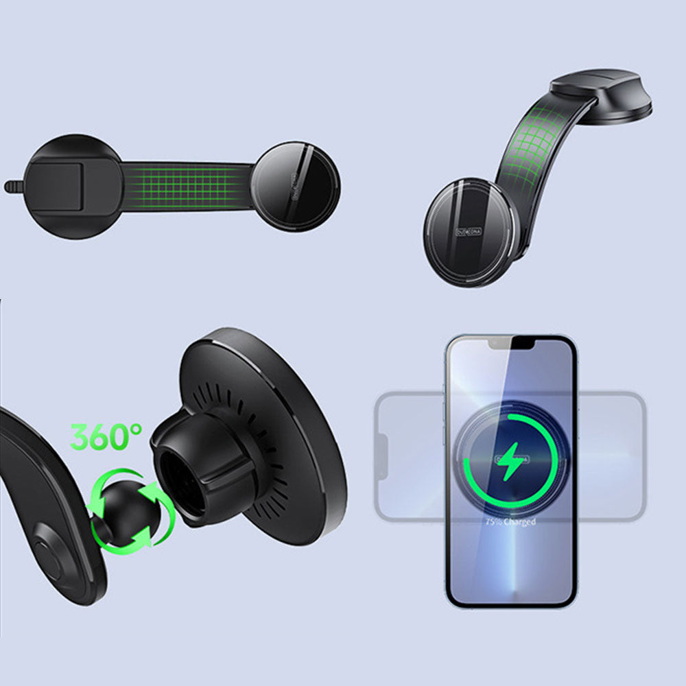 15W  Wireless Car Charger Car Phone Holder For iPhone 12/13/14/15
