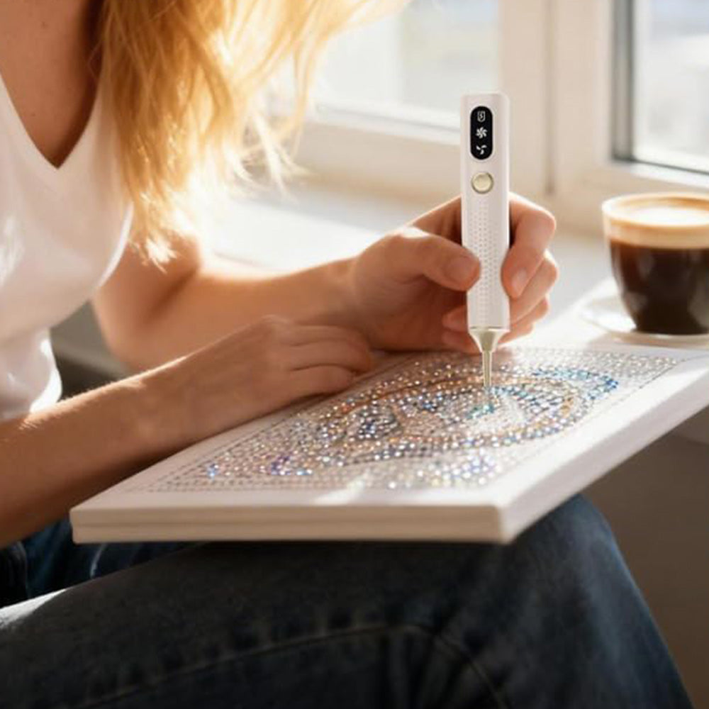 Electric Diamond Painting Pen with Vacuum Suction for DIY Craft Art