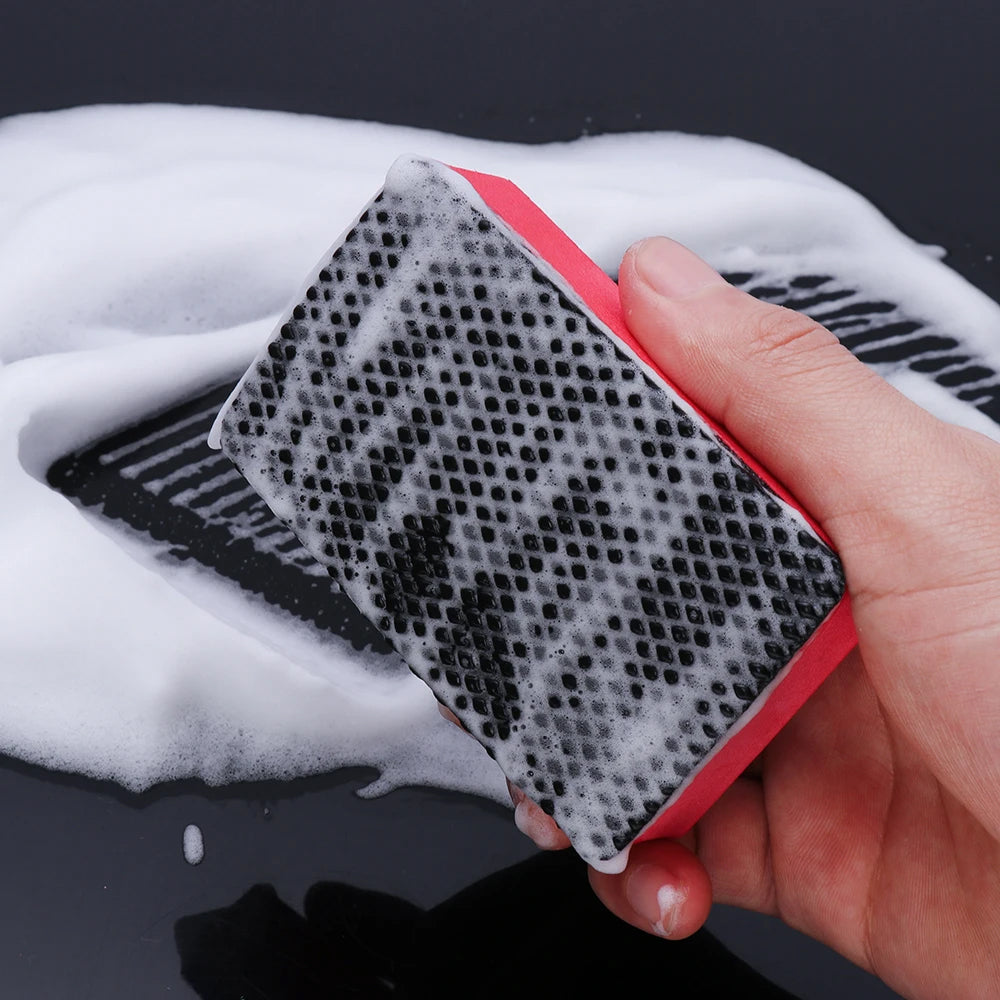 4Pcs Car Magic Clay Bar Wash Cleaner Sponge Block Wash Cleaner