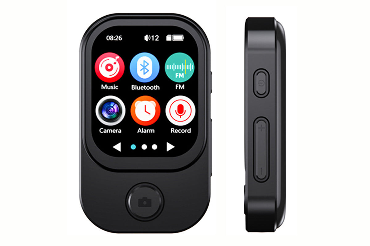 32GB MP3 MP4 Player with Rotatable Camera Video Recorder Touch Screen Bluetooth Music Player FM Radio