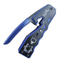 RJ45 Crimp Tool Pass Thru Ethernet Crimper for Cat5e Cat6 Cat6a 8P