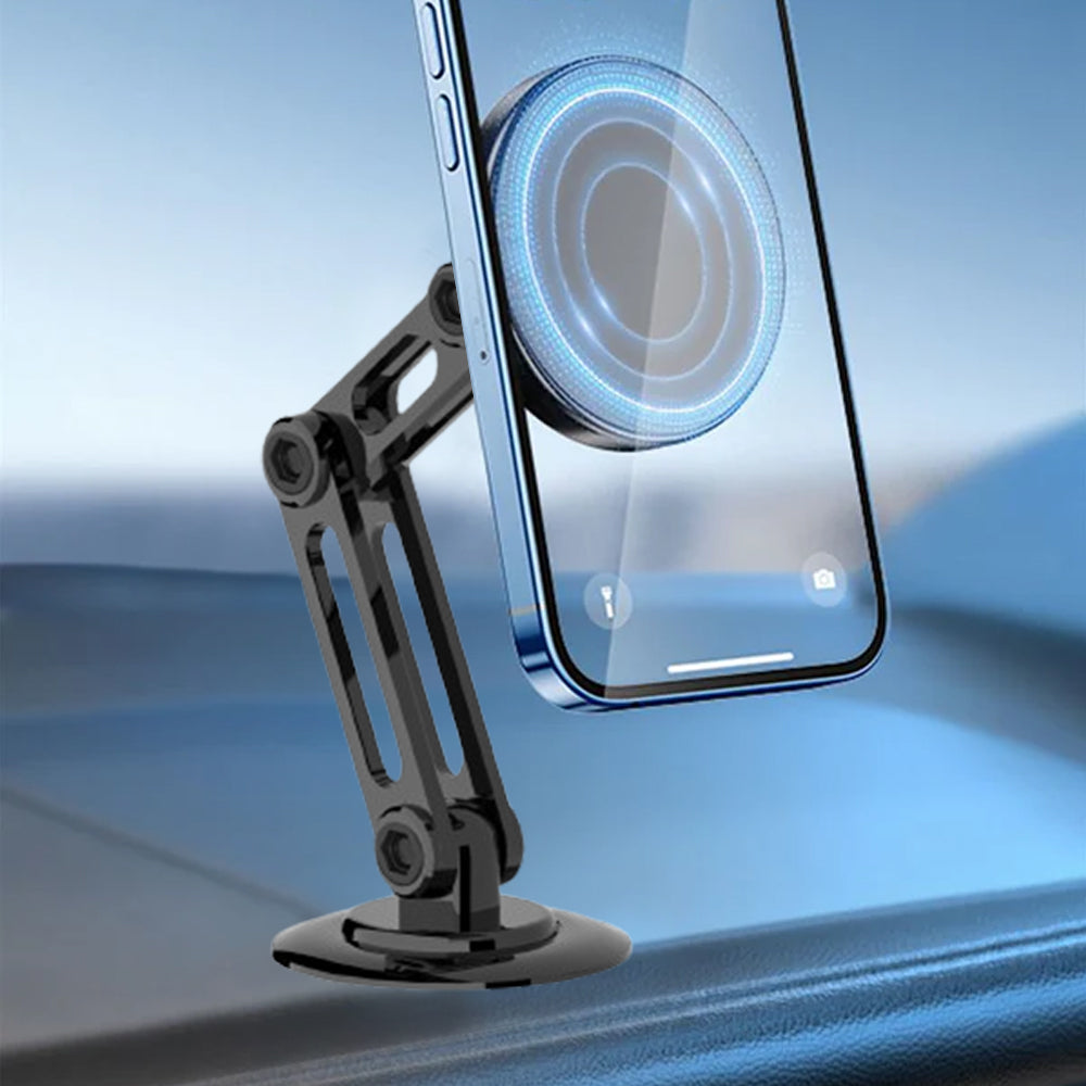 Magnetic Long Adjustable Arm Car Mount Phone Holder Fit for MagSecurity