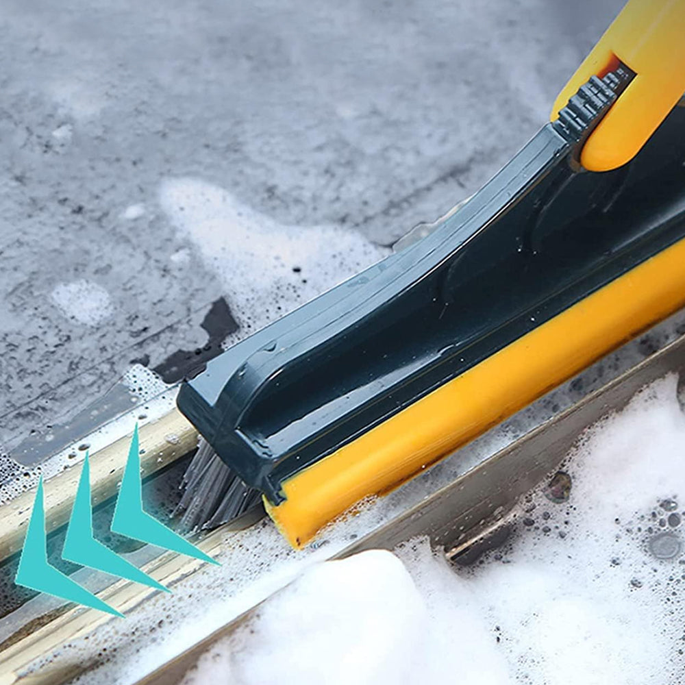 2 in 1 Floor Scrub Brush Crevice Cleaning Brush