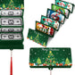 10-Slot Foldable Christmas Red Envelope with Foil Stamping