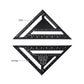 7/12 inch Metric Aluminium Alloy Square Protractor Triangle Ruler Measuring Tool
