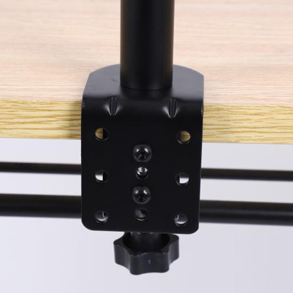 Arm Desk Mount Dual TV Screen Monitor Holder Bracket