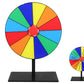 12-Slot 20cm Lucky Prize Wheel Tabletop Spin Game for Party Events and Raffles