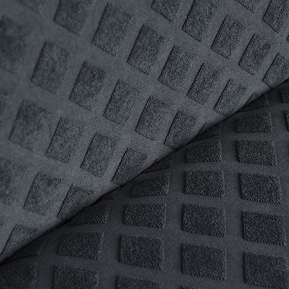 Jacquard Rhombus High Back Elastic Chair Cover