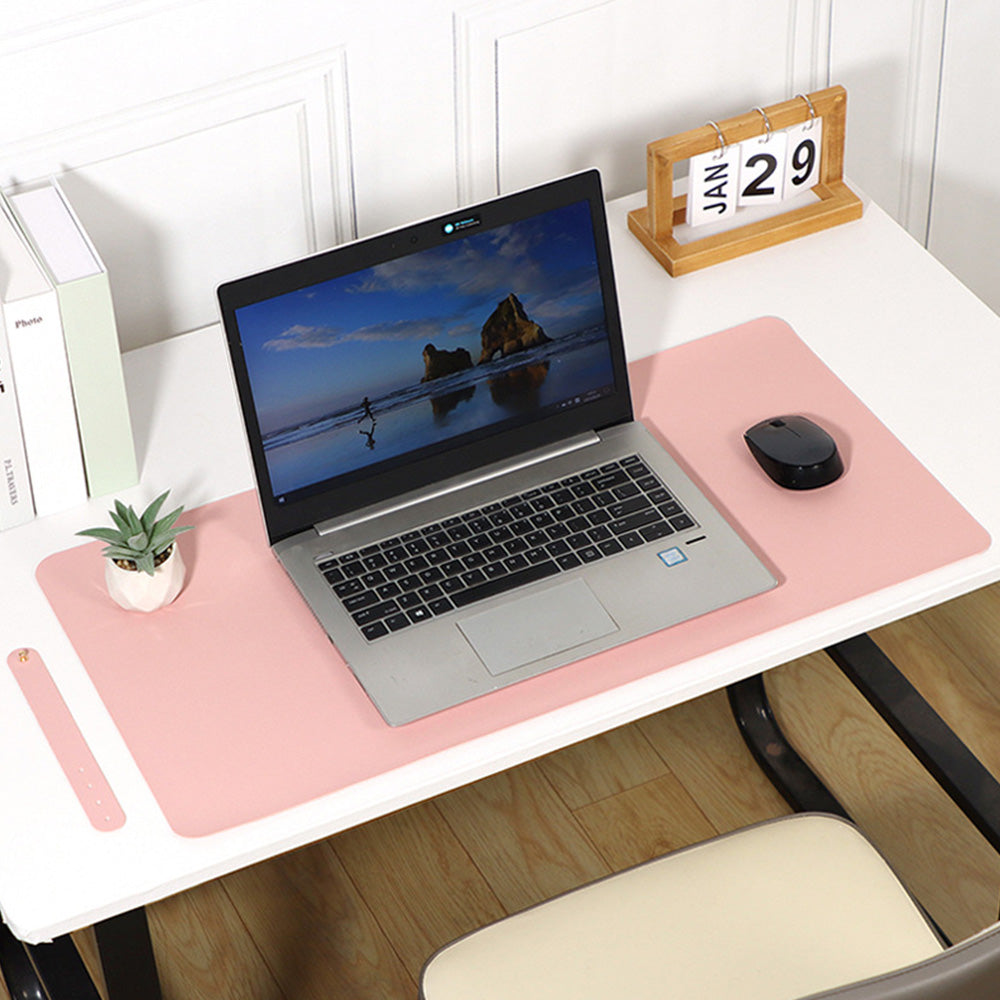 Large PU Leather Desk Mat Waterproof Non Slip Mouse Pad for Office Home