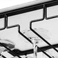 Under Cabinet Wine Glass Rack with 4 Slots for Stemware Storage