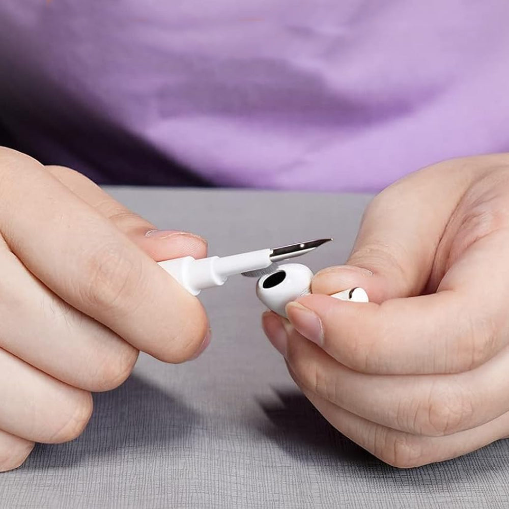 Silicone Case Cover Compatible with AirPods 2nd and 1st Generation with Cleaner kit  and Keychain