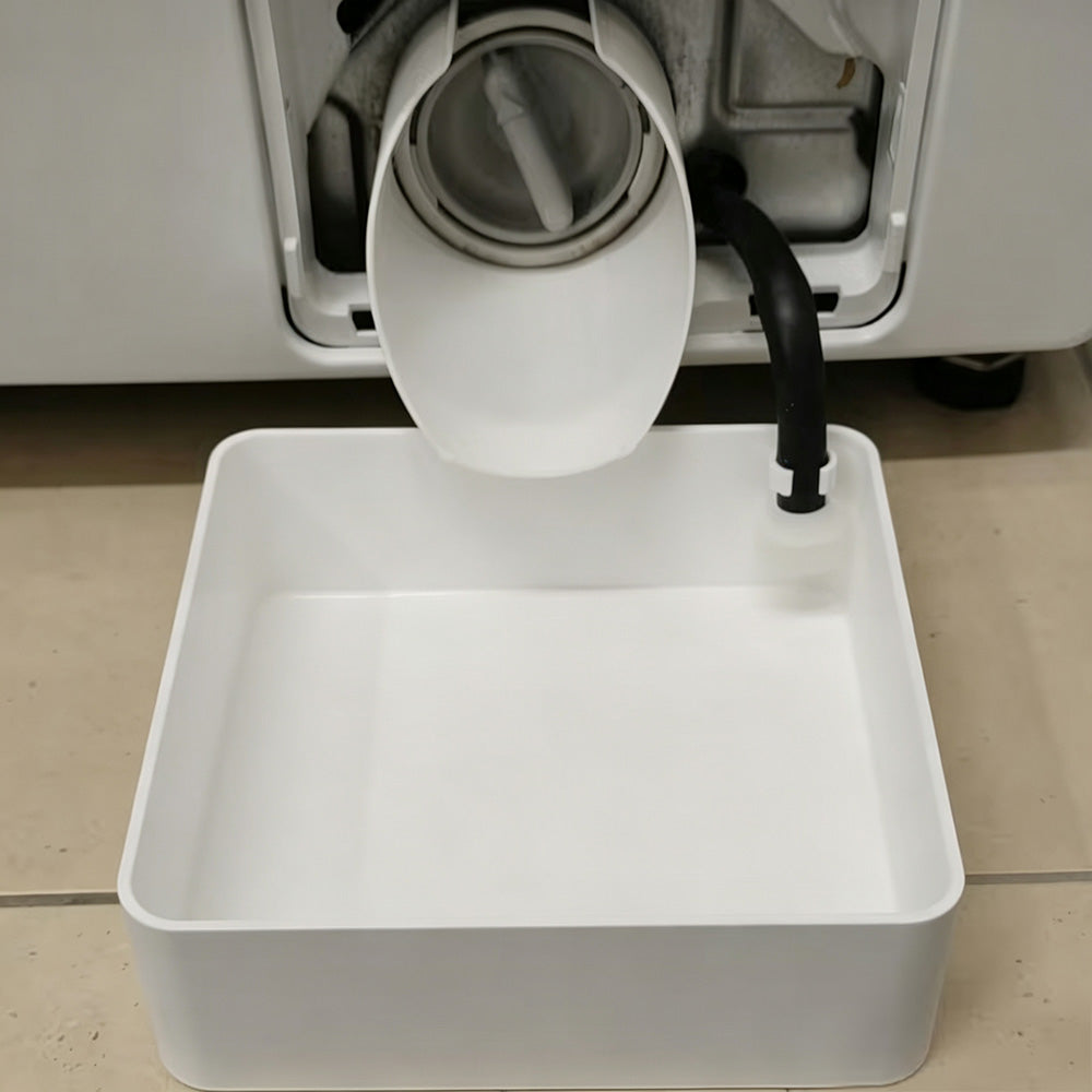 Raised Edge Washing Machine Drain Pan Set for Samsung LG Bosch Siemens