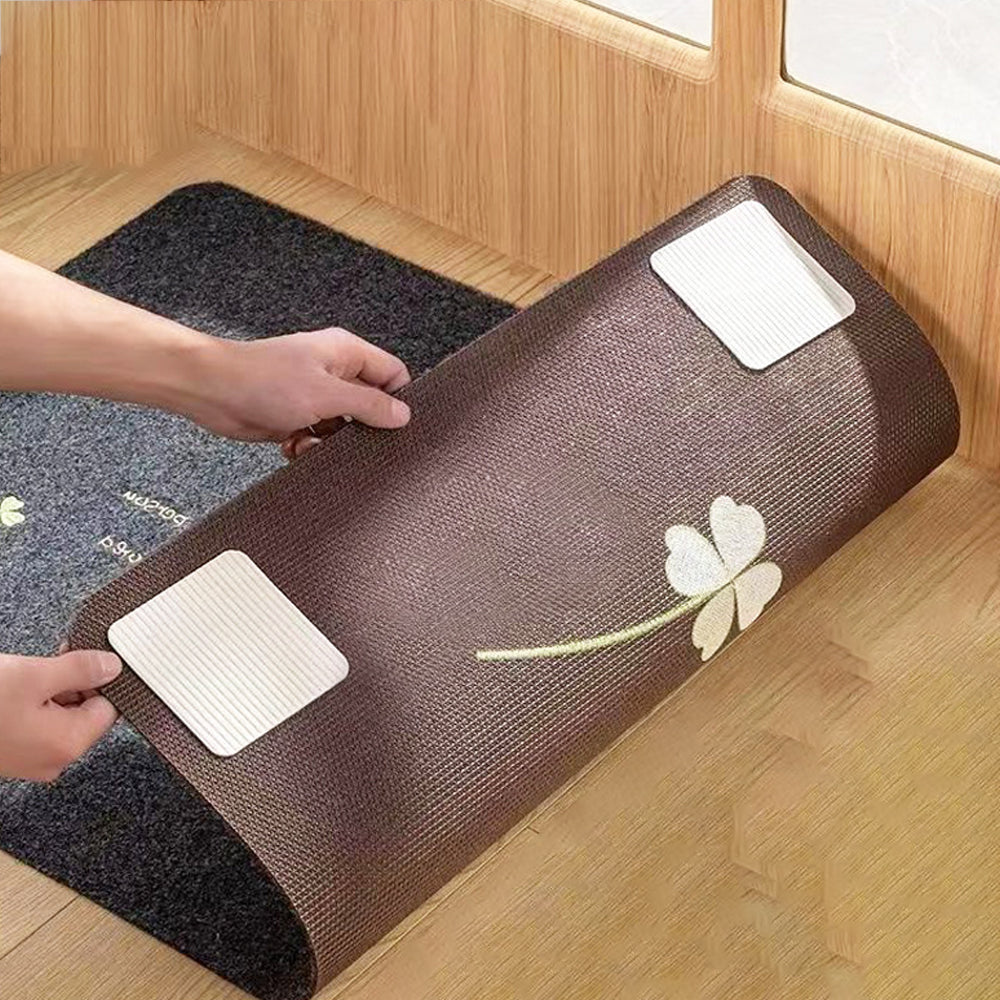 Set of 8Pcs Rug Grippers Non-Slip Washable Fixed Stickers for Pads