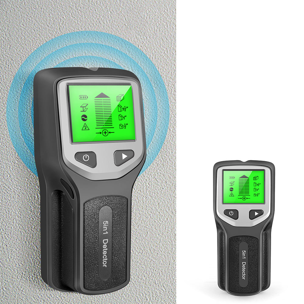 5 in 1 Stud Finder Wall Scanner with 5 Modes and LCD Display Electronic Stud Sensor for Home
