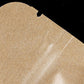 100Pcs 9x14cm Resealable Kraft Paper with Visible Window
