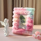 Cute Fluffy Plush Photo Frame With HD Glass Protection-Multicolour