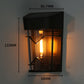2Pcs Solar Fence Light Water-resistant Outdoor Wall Lamp