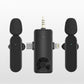 3 in 1 Wireless Lavalier Microphone for Android Phone iPhone Vlog Live Stream Mic